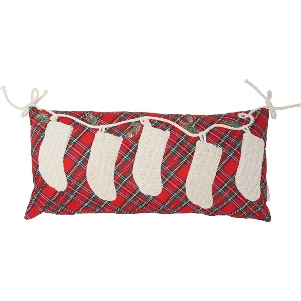 𝅺Rachel Ashwell Fillable Stockings Dangle Down Throw Pillow CHRISTMAS